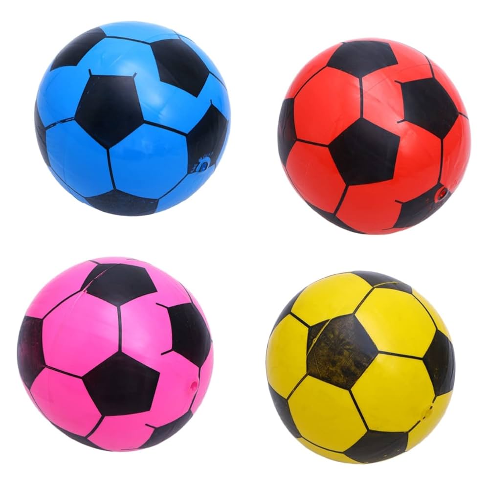 Amazon.co.jp: EXCEART 6個 インフレータブルサッカーボール